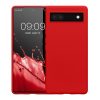 Kwmobile калъф за Google Pixel 6a, червен, силиконов, KWM000015OO018C