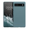 Kwmobile калъф за Google Pixel 6a, зелен, силиконов, KWM000015OO019C