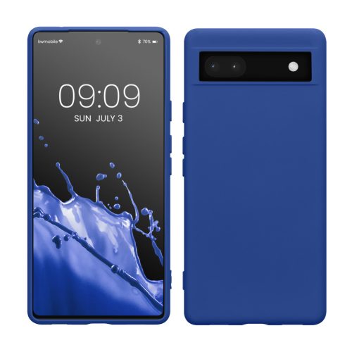 Kwmobile калъф за Google Pixel 6a, син, силиконов, KWM000015OO020C