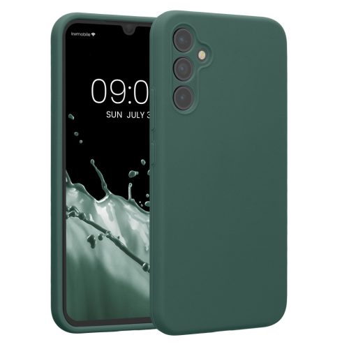 Kwmobile калъф за Samsung Galaxy A34 5G, зелен, силиконов, KWM000018GC053C