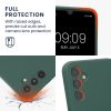 Kwmobile калъф за Samsung Galaxy A34 5G, зелен, силиконов, KWM000018GC053C