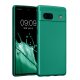 Kwmobile калъф за Google Pixel 7a, зелен, силиконов, KWM000019YG013C