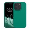 Kwmobile калъф за Apple iPhone 15 Pro, зелен, силиконов, KWM000020CC028C