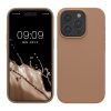 Kwmobile калъф за Apple iPhone 15 Pro, кремав, силиконов, KWM000020CC030C