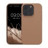 Kwmobile калъф за Apple iPhone 15 Pro, кремав, силиконов, KWM000020CC030C