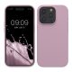 Kwmobile калъф за Apple iPhone 15 Pro, светло лилав, силиконов, KWM000020CC031C