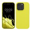 Kwmobile калъф за Apple iPhone 15 Pro, жълт, силиконов, KWM000020CC032C