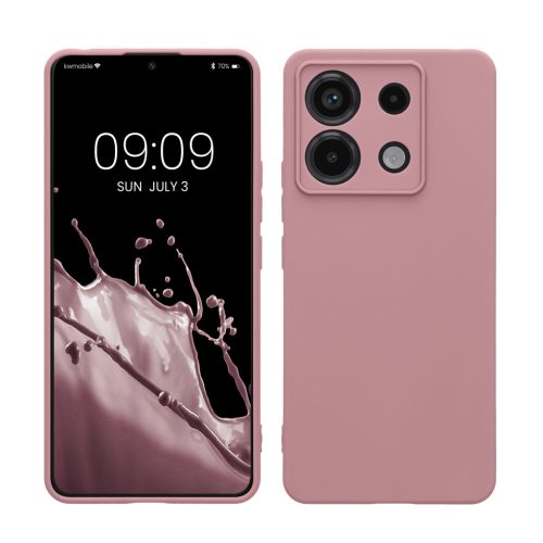Kwmobile калъф за Xiaomi Redmi Note 13 Pro 5G, светло розов, силиконов, KWM000020LD023C