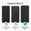 Kwmobile калъф за Samsung Galaxy A55 5G, светло лилав, силиконов, KWM000021ME024C