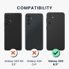 Kwmobile калъф за Samsung Galaxy A55 5G, зелен, силиконов, KWM000021ME028C