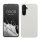 Силиконов калъф Kwmobile за Samsung Galaxy A55 5G, бял, KWM000021ME030C