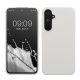 Силиконов калъф Kwmobile за Samsung Galaxy A55 5G, бял, KWM000021ME030C