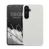 Силиконов калъф Kwmobile за Samsung Galaxy A55 5G, бял, KWM000021ME030C