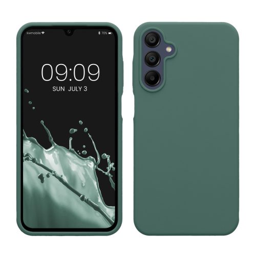Kwmobile калъф за Samsung Galaxy A15 5G, зелен, силиконов, KWM000021MF021C