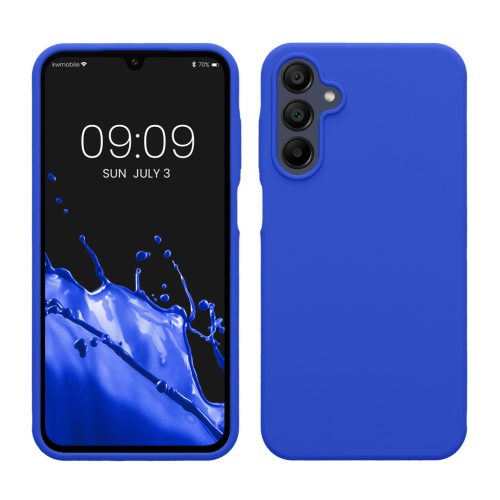 Kwmobile калъф за Samsung Galaxy A15 5G, син, силиконов, KWM000021MF022C