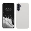 Силиконов калъф Kwmobile за Samsung Galaxy A15 5G, бял, KWM000021MF026C