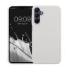 Силиконов калъф Kwmobile за Samsung Galaxy A15 5G, бял, KWM000021MF026C
