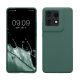Kwmobile калъф за Motorola Edge 50 Pro, зелен, силиконов, KWM000022SN004C
