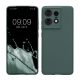Kwmobile калъф за Motorola Edge 50 Pro, зелен, силиконов, KWM000022SO003C