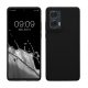 Kwmobile калъф за Motorola Edge 50 Fusion, черен, силиконов, KWM000022SQ001C