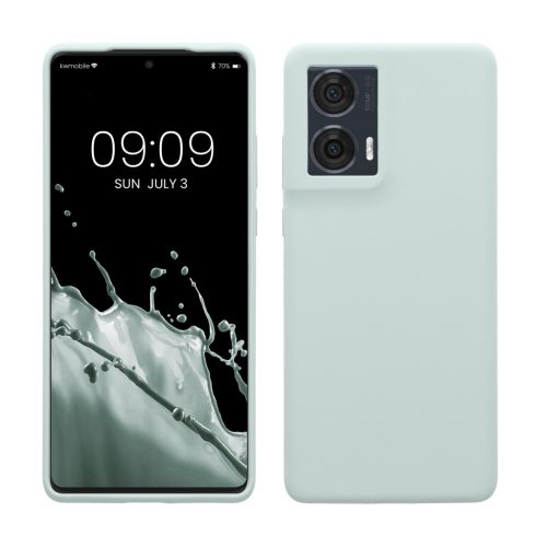 Kwmobile калъф за Motorola Edge 50 Fusion, светло зелен, силиконов, KWM000022SQ003C