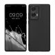 Kwmobile калъф за Motorola Edge 50 Fusion, черен, силиконов, KWM000022SR001C