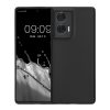Kwmobile калъф за Motorola Edge 50 Fusion, черен, силиконов, KWM000022SR001C