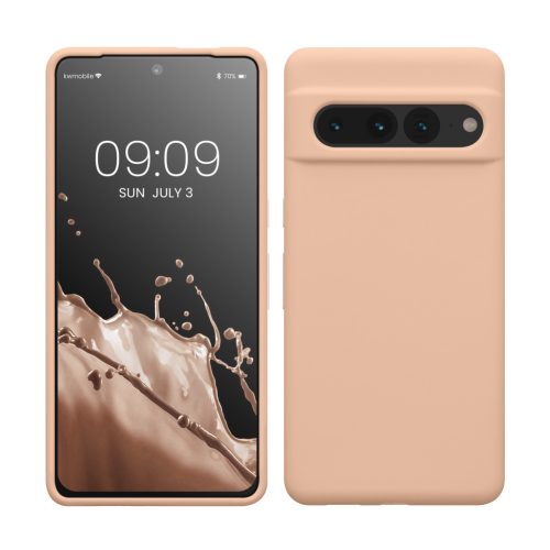 Kwmobile калъф за Google Pixel 7 Pro, кремав, силиконов, KWM0000171J045C