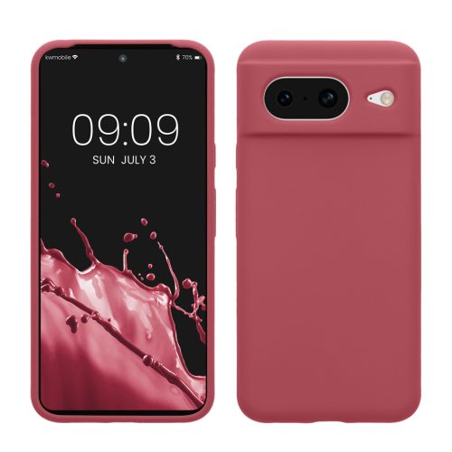 Kwmobile калъф за Google Pixel 8, тъмно розов, силиконов, KWM000020JF026C