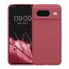 Kwmobile калъф за Google Pixel 8, тъмно розов, силиконов, KWM000020JF026C