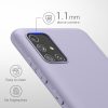 Kwmobile калъф за Samsung Galaxy A51, светло лилав, силиконов, KWM000010YZ053C