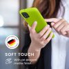 Kwmobile калъф за Samsung Galaxy A12, зелен, силиконов, KWM000012BL064C