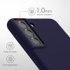 Kwmobile калъф за Samsung Galaxy S21, тъмносин, силиконов, KWM000012BS046C