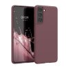 Kwmobile калъф за Samsung Galaxy S21, цвят на череша, силикон, KWM000012BS047C