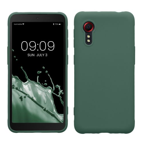Kwmobile калъф за Samsung Galaxy Xcover 5, зелен, силиконов, KWM000012NV033C