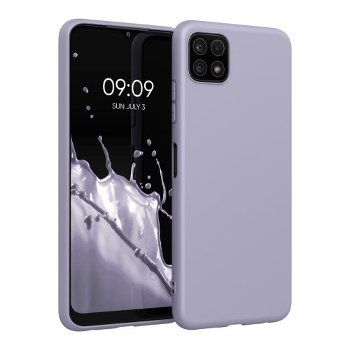 Kwmobile калъф за Samsung Galaxy A22 5G, светло лилав, силиконов, KWM0000138D036C