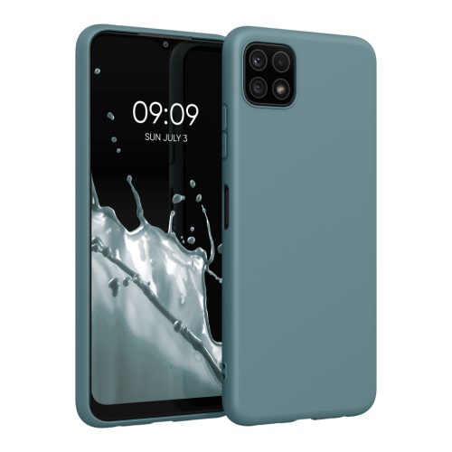 Kwmobile калъф за Samsung Galaxy A22 5G, зелен, силиконов, KWM0000138D038C