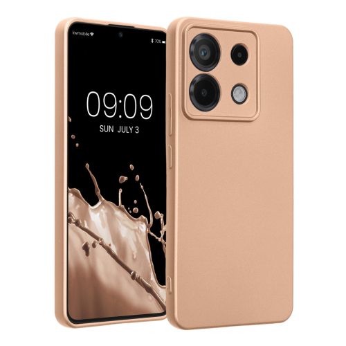 Kwmobile калъф за Xiaomi Redmi Note 13 Pro 5G, златен, силиконов, KWM000020LE010C