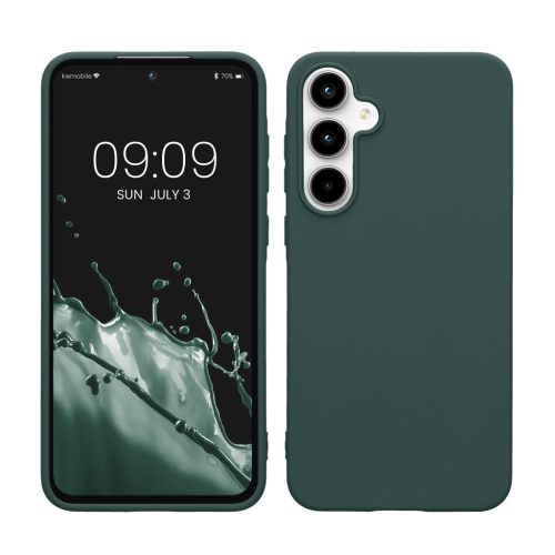 Kwmobile калъф за Samsung Galaxy A55 5G, зелен, силиконов, KWM000021MG016C