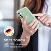 Kwmobile калъф за Samsung Galaxy A55 5G, светло зелен, силиконов, KWM000021MG021C