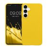 Kwmobile калъф за Samsung Galaxy A55 5G, жълт, силиконов, KWM000021MG023C