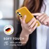Kwmobile калъф за Samsung Galaxy A55 5G, жълт, силиконов, KWM000021MG027C