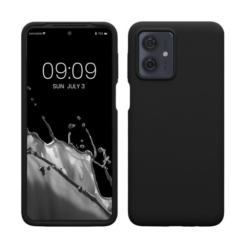 Kwmobile калъф за Motorola Moto G64, черен, силиконов, KWM000022SS001C