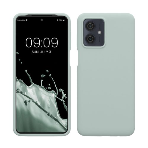 Kwmobile калъф за Motorola Moto G64, светло зелен, силиконов, KWM000022SS003C