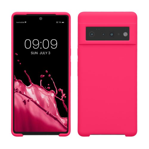 Kwmobile калъф за Google Pixel 6 Pro, розов, силиконов, KWM000013OI050C