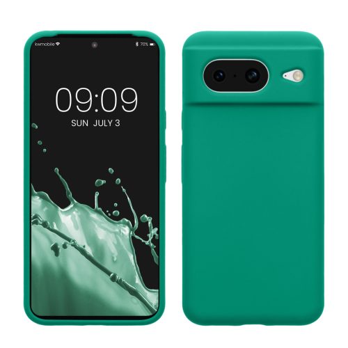 Kwmobile калъф за Google Pixel 8, зелен, силиконов, KWM000020JF030C