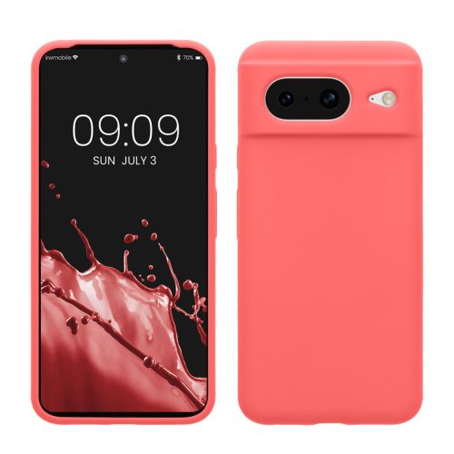 Kwmobile калъф за Google Pixel 8, розов, силиконов, KWM000020JF031C