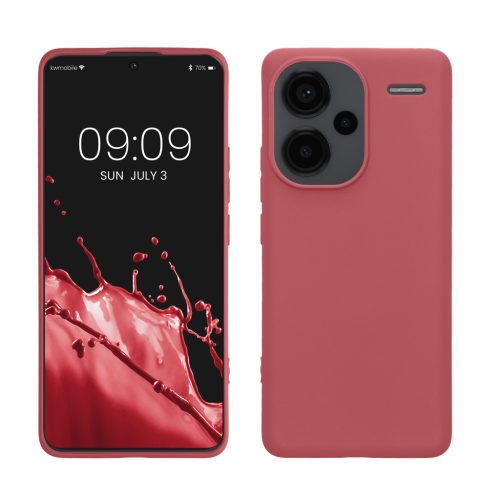 Kwmobile калъф за Xiaomi Redmi Note 13 Pro Plus 5G, тъмно розов, силиконов, KWM000020KI010C