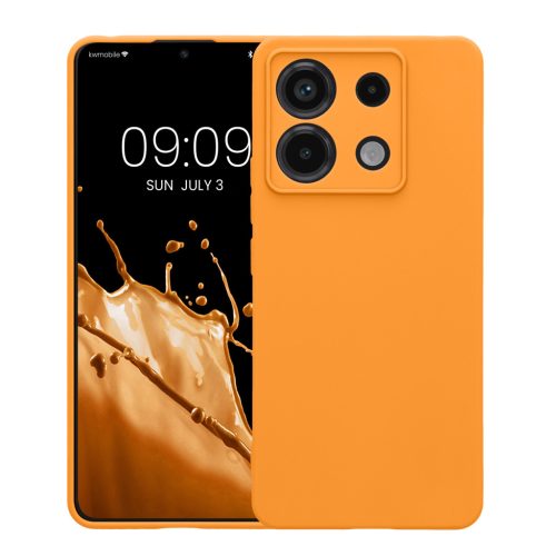 Kwmobile калъф за Xiaomi Redmi Note 13 Pro 5G, оранжев, силиконов, KWM000020LD026C