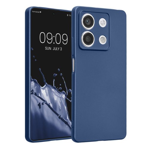 Kwmobile калъф за Xiaomi Redmi Note 13, син, силиконов, KWM000020LL009C